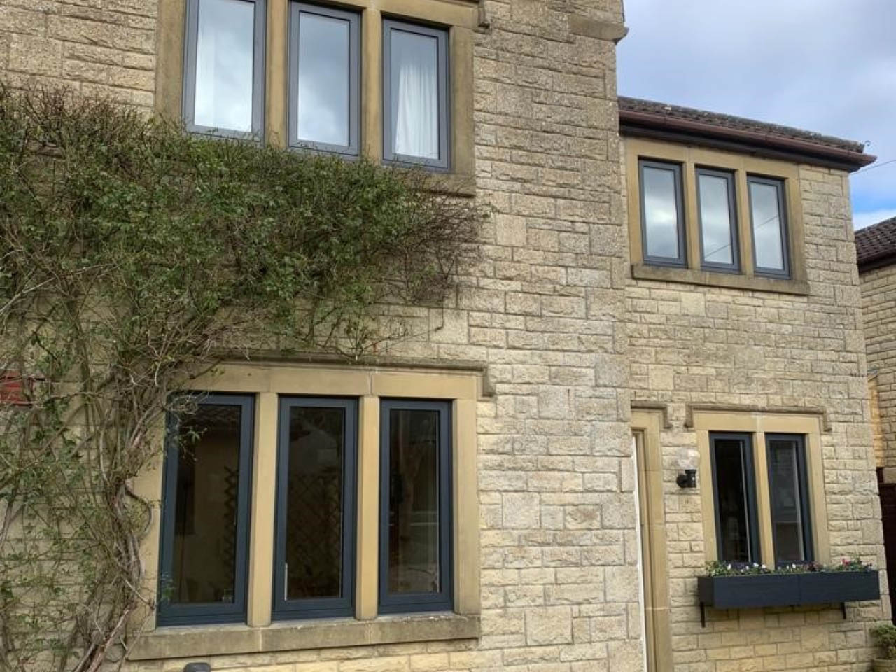 black aluminium windows near me