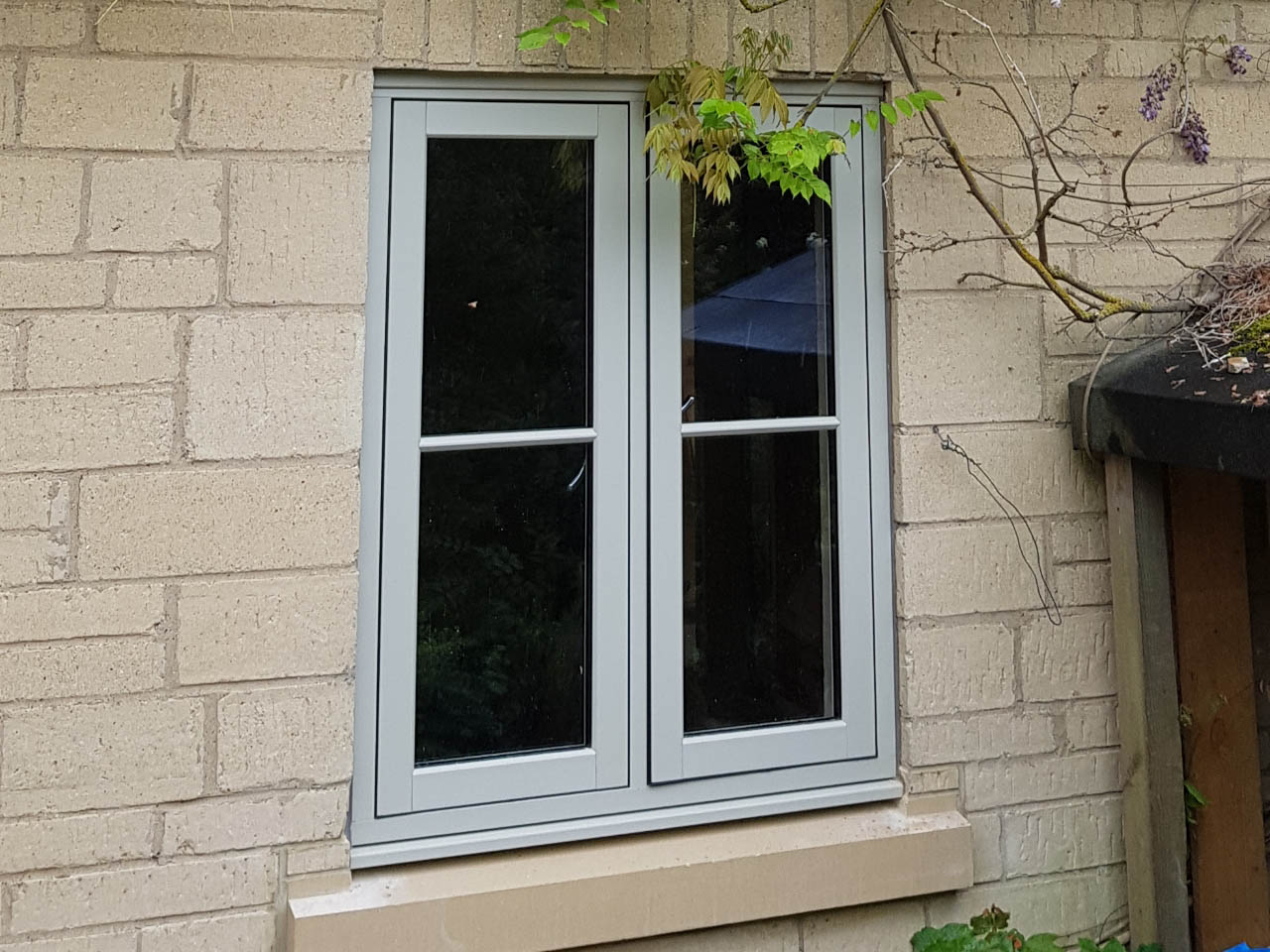 double glazed flush windows