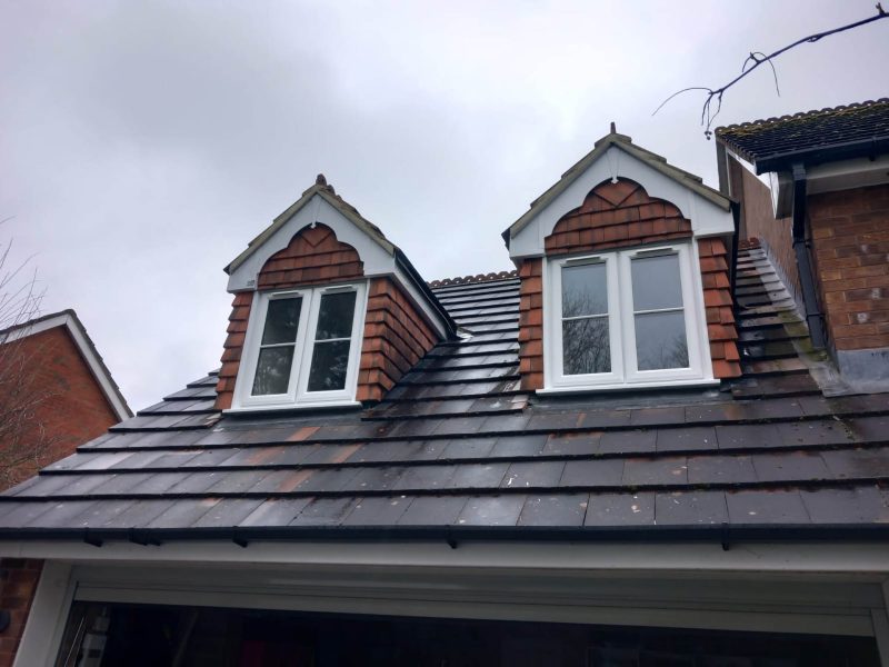 two white upvc casement windows