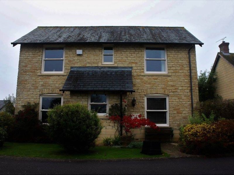 house with double glazed windows