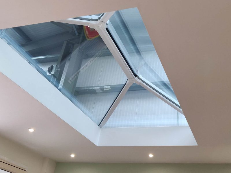 roof lantern inside the DL Windows showroom